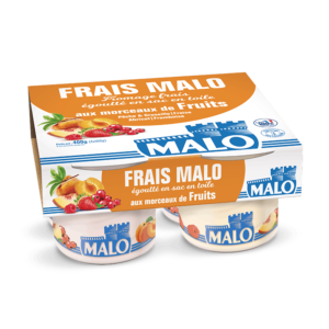 Fromage frais malo with fruits x4