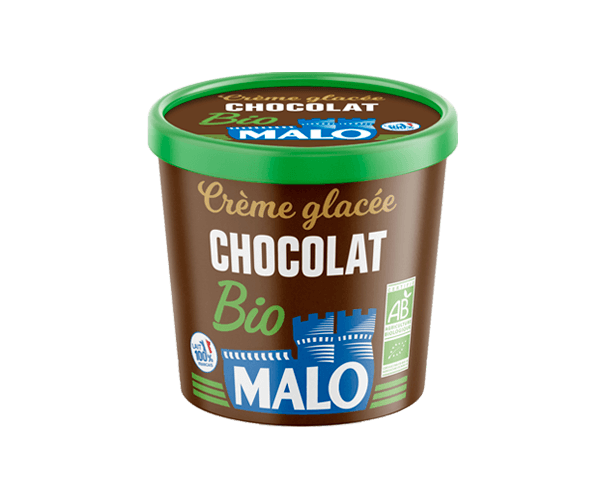 Crème glacée Malo au chocolat Bio