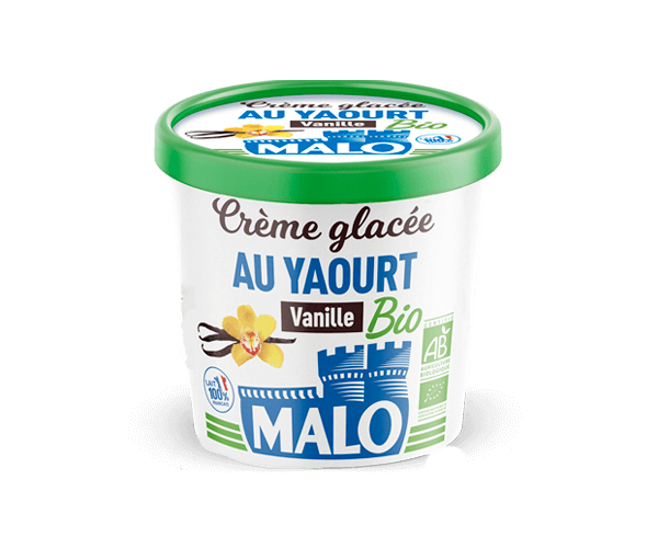 Crème glacée Malo à la vanille Bio