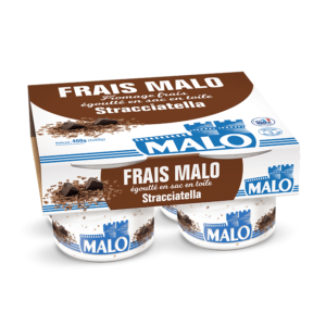 Fromage frais saveur stracciatella Malo