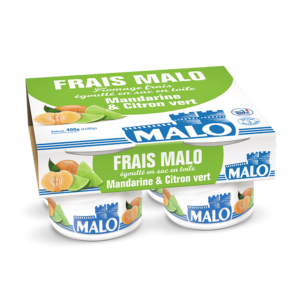 Fromage frais mandarine & citron vert Malo
