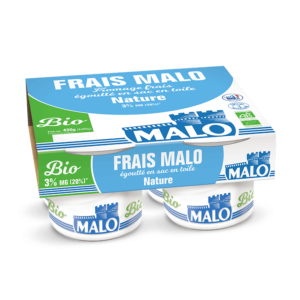 Fromage Frais Malo Nature 3% BIO 4x100g