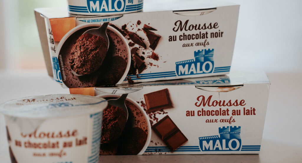 Bannière mousses au chocolat Malo
